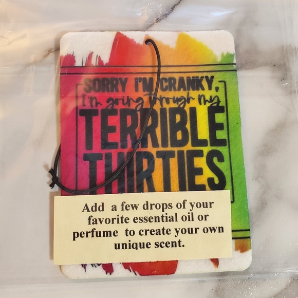 TERRIBLE THIRTIES Car Air Freshener - Picture 3 of 4